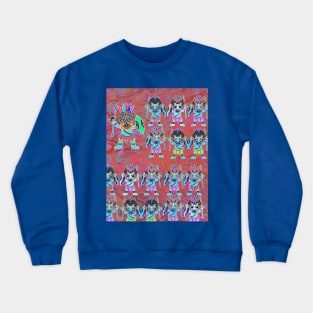 Dance of African Warriors V4 Crewneck Sweatshirt